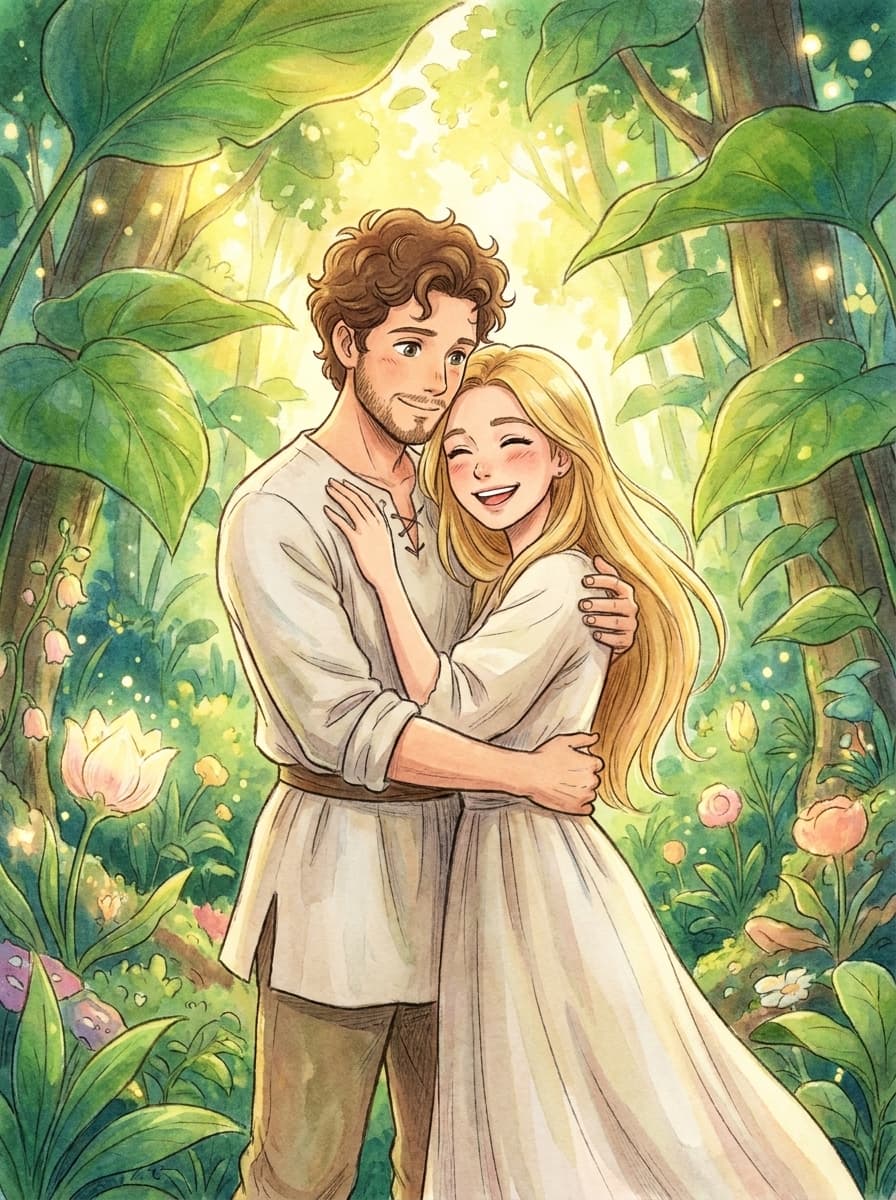Custom Ghibli Style portrait gallery example