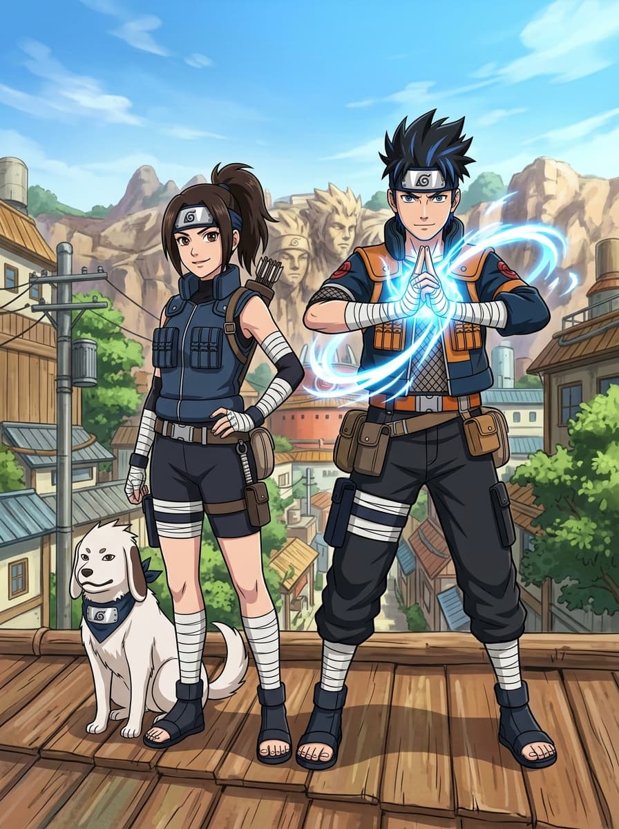 Custom Naruto portrait gallery example