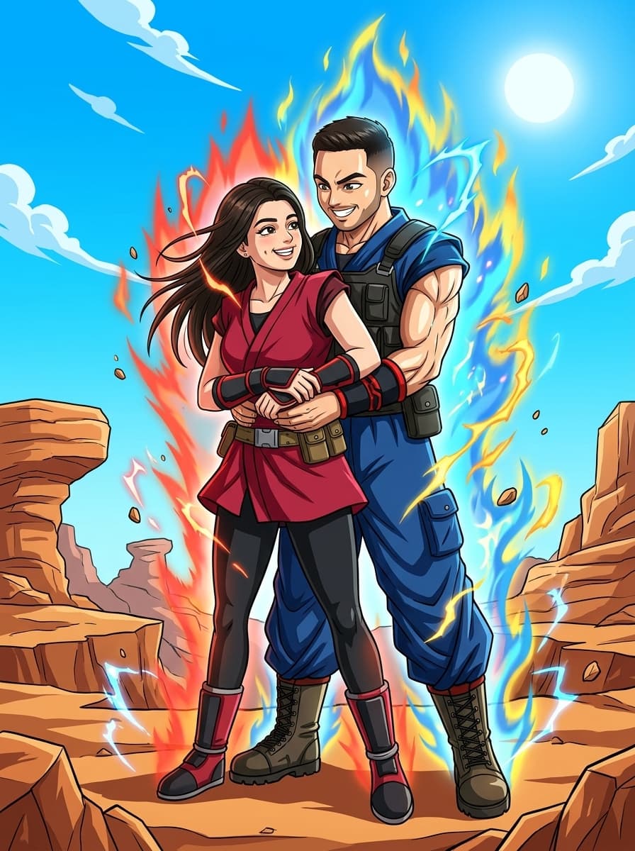 Customer review custom Dragon Ball Z portrait result