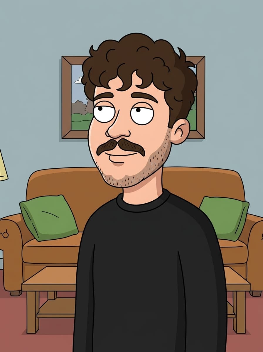 Customer review custom Family Guy portrait result