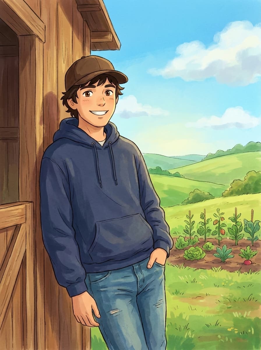 Customer review custom Ghibli Style portrait result