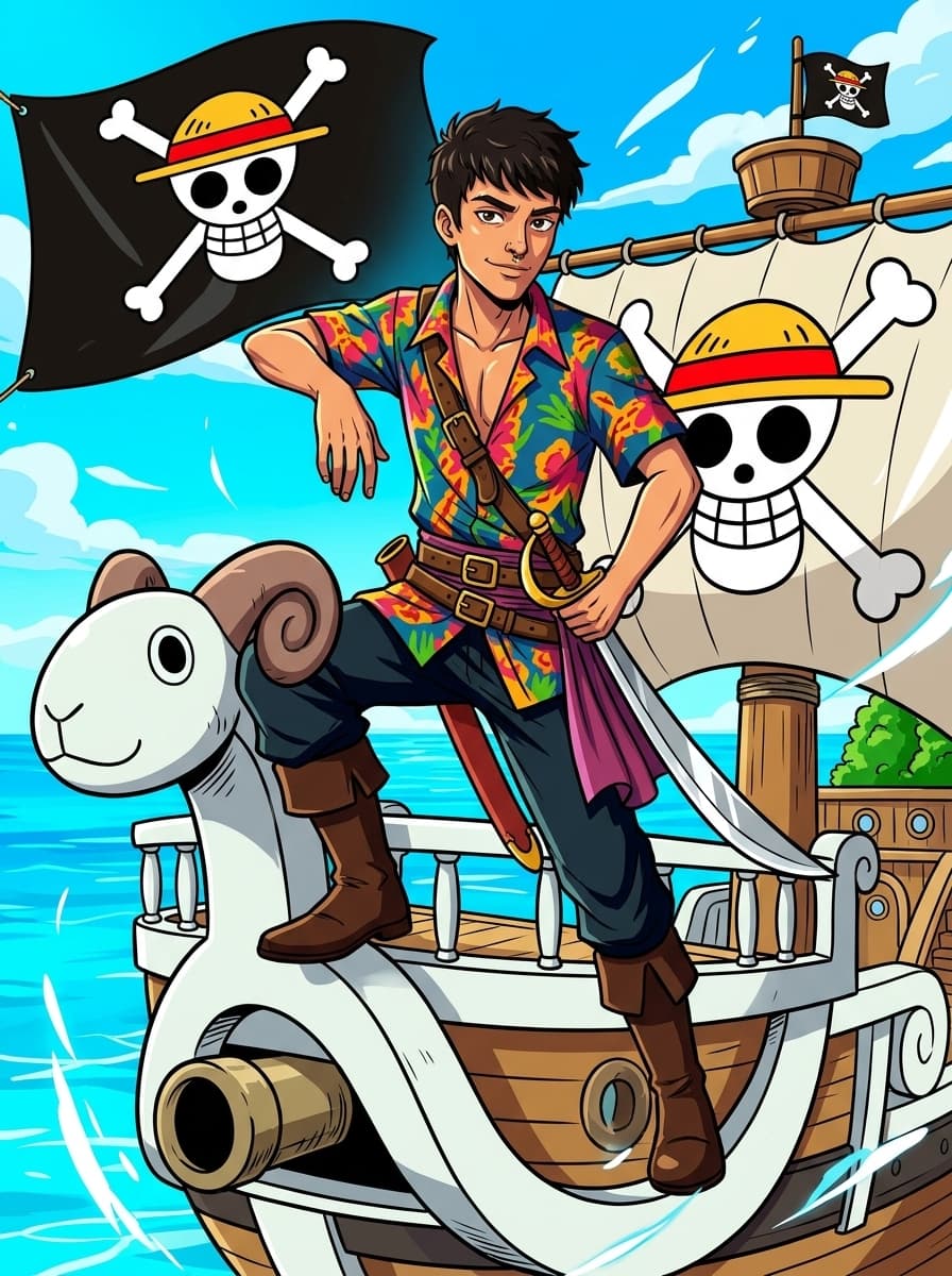 Customer review custom One Piece portrait result
