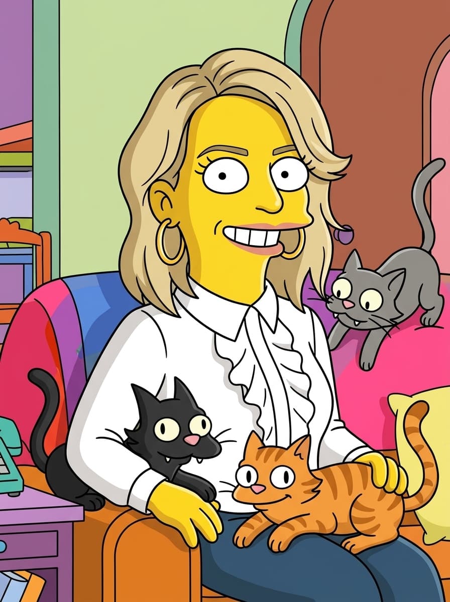 Customer review custom Simpsons portrait result