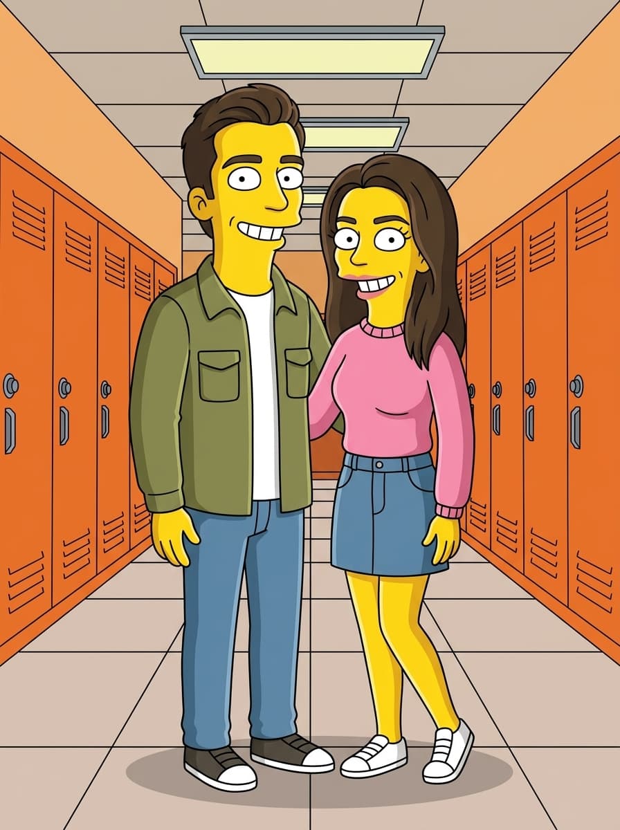 Customer review custom The Simpsons portrait result